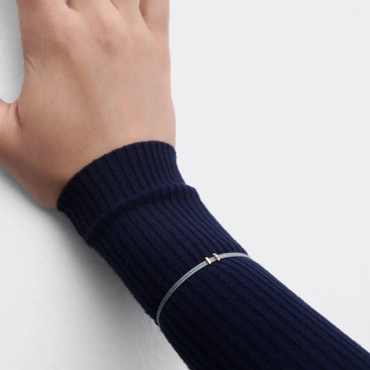 Amy Diamond Cord Bracelet by PDPaola - At Present Jewelry