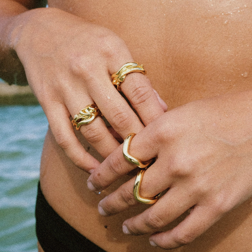 Going with the Flow Ring by Anita Berisha - At Present Jewelry