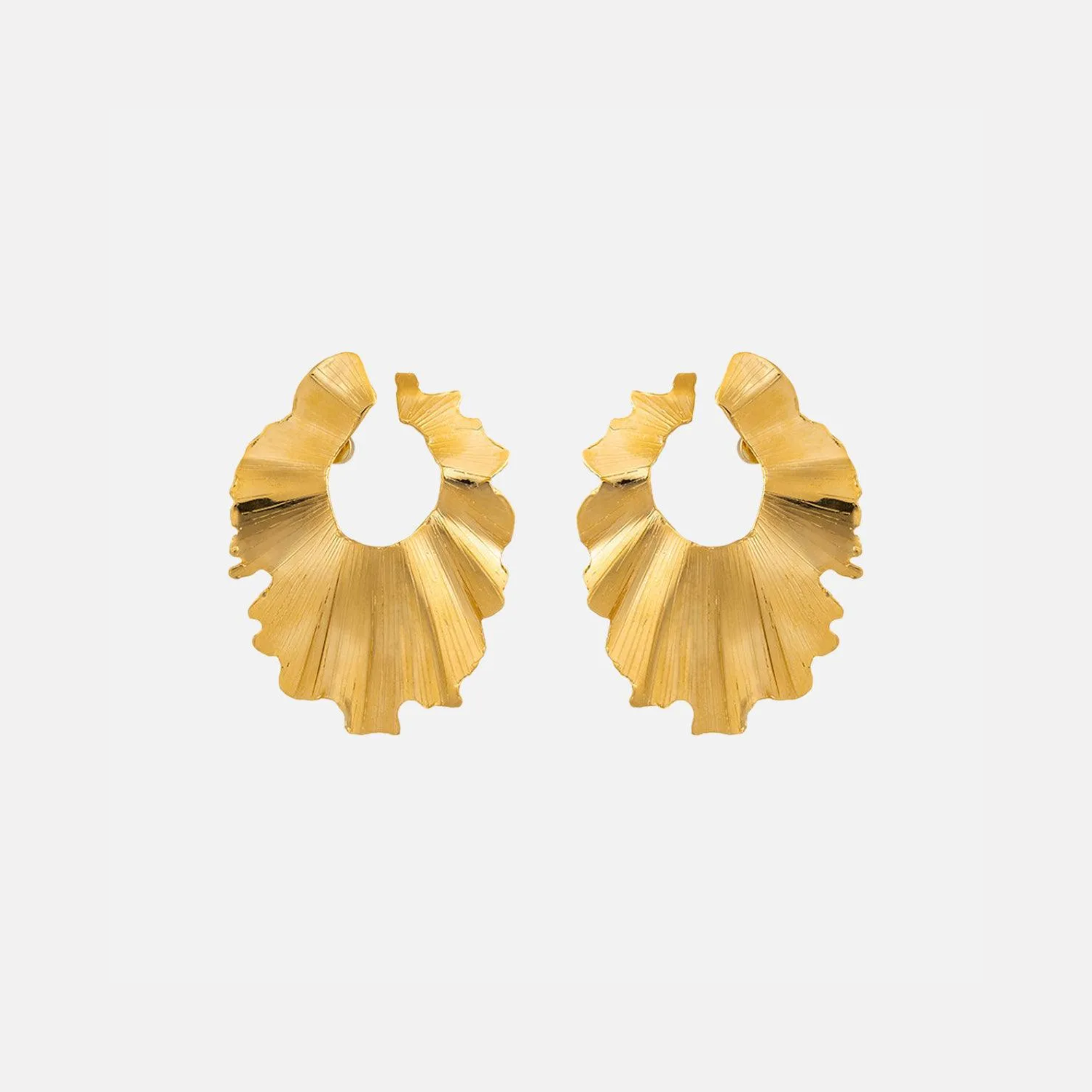 Palm Leaf Earring by Christina Caruso - At Present Jewelry