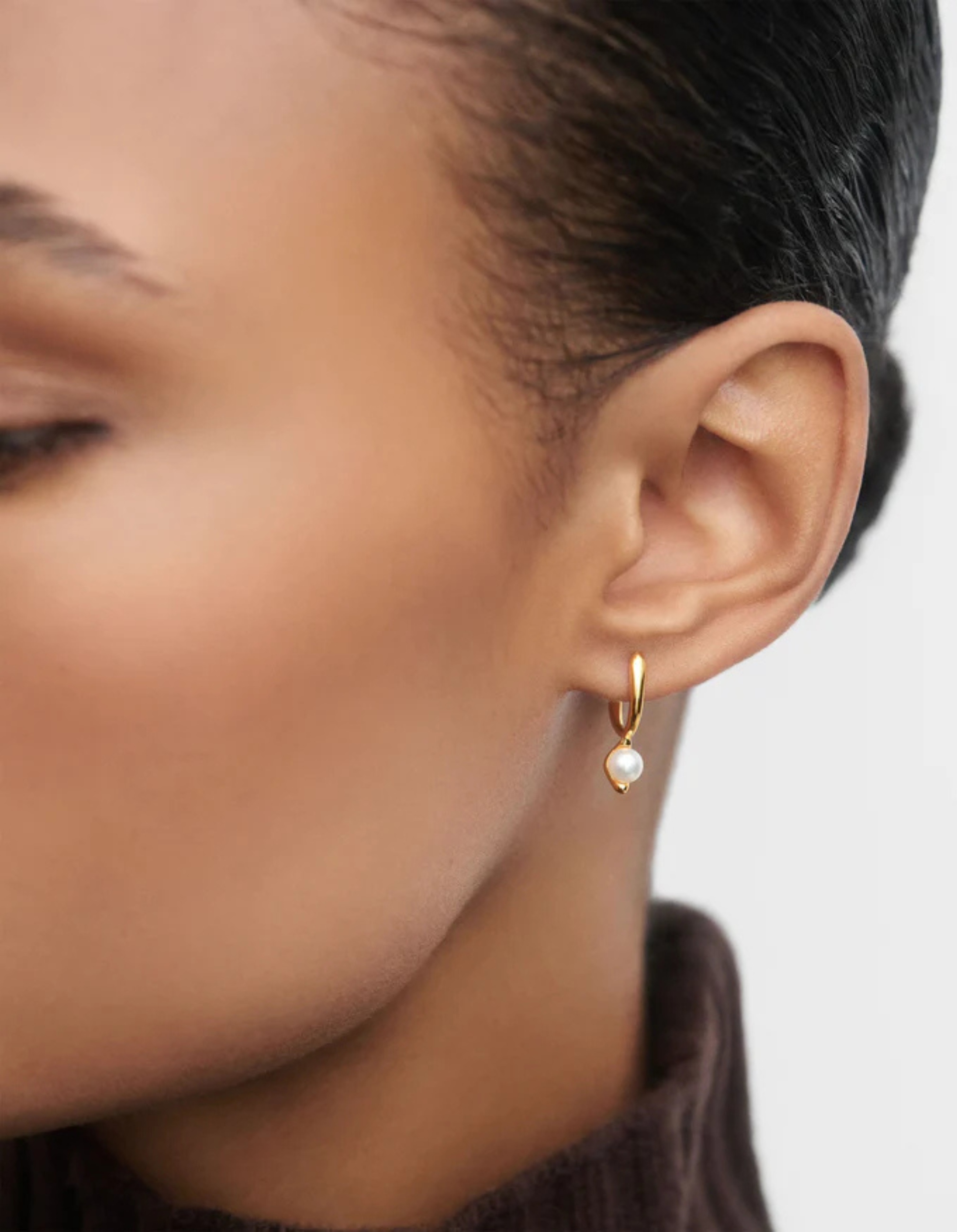 La Perla Mini Hoops by PDPaola - At Present Jewelry