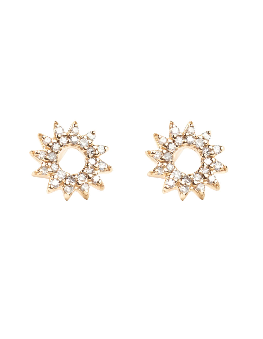 Diamond Starburst Earrings