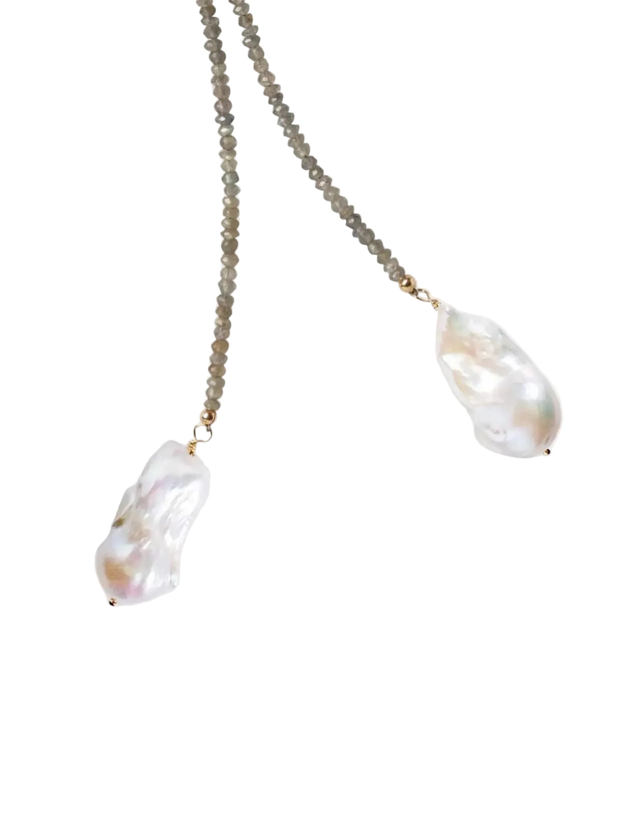 Labradorite Classic Gemstone Lariat by Joie DiGiovanni - At Present Jewelry