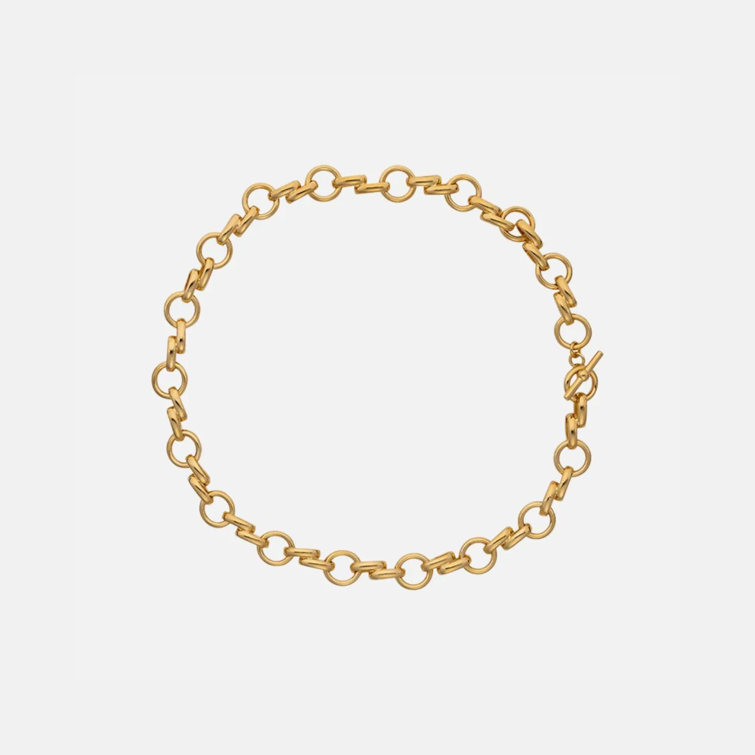 Italian Chain Link Necklace by Christina Caruso - At Present Jewelry