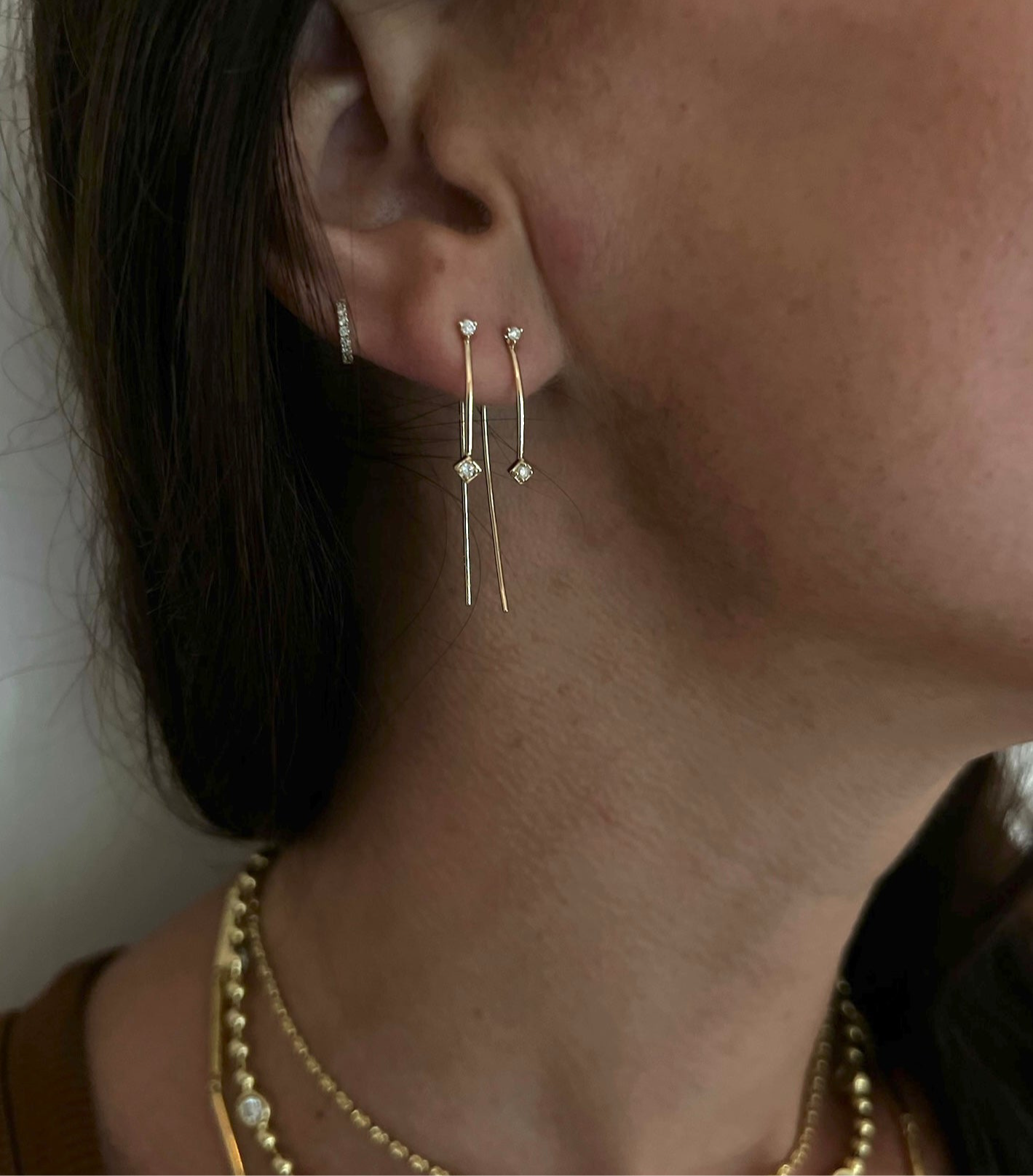 Diamond Wire Threaders by Rebecca Pinto - At Present Jewelry