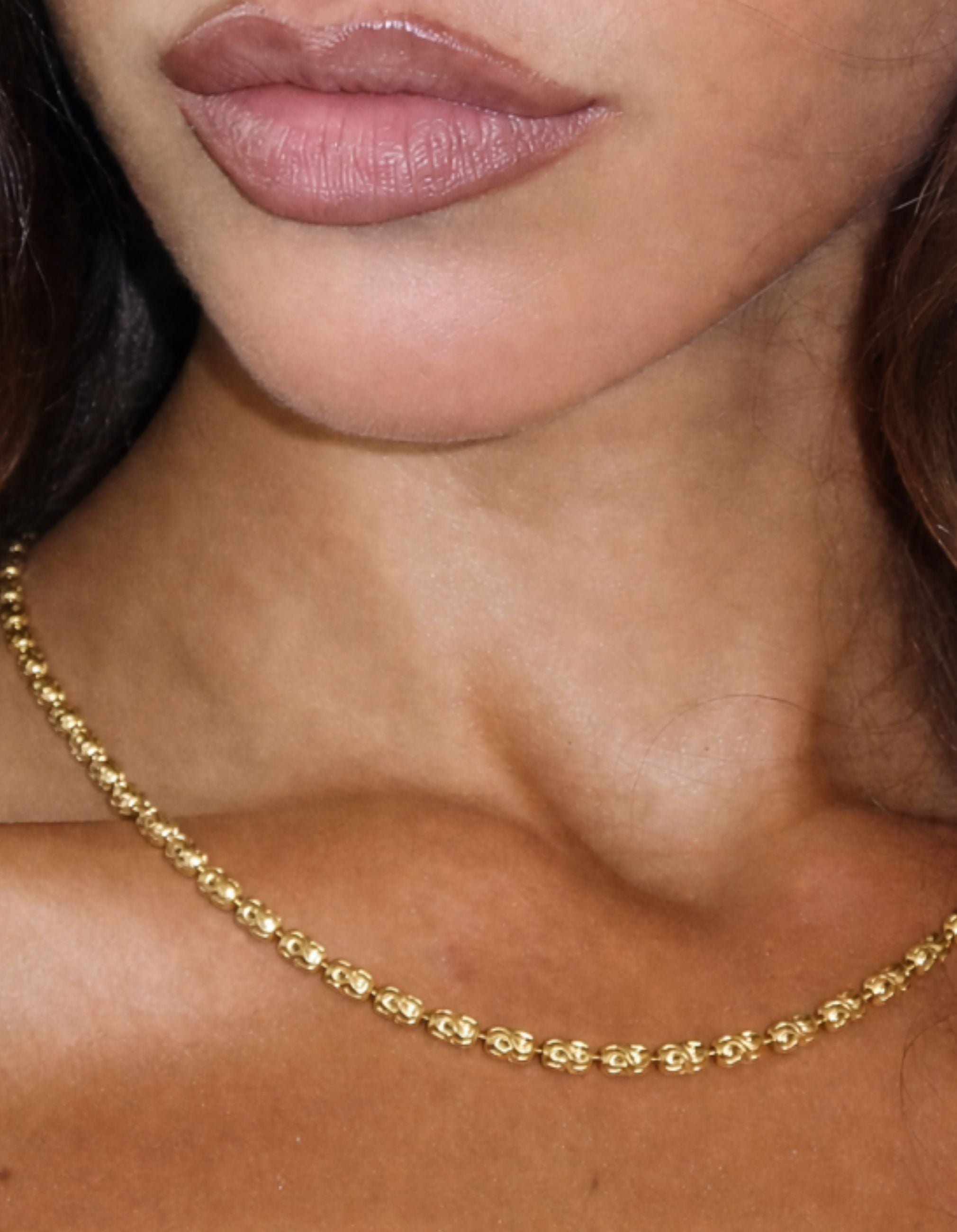Large Diamond Cut Barrel Chain