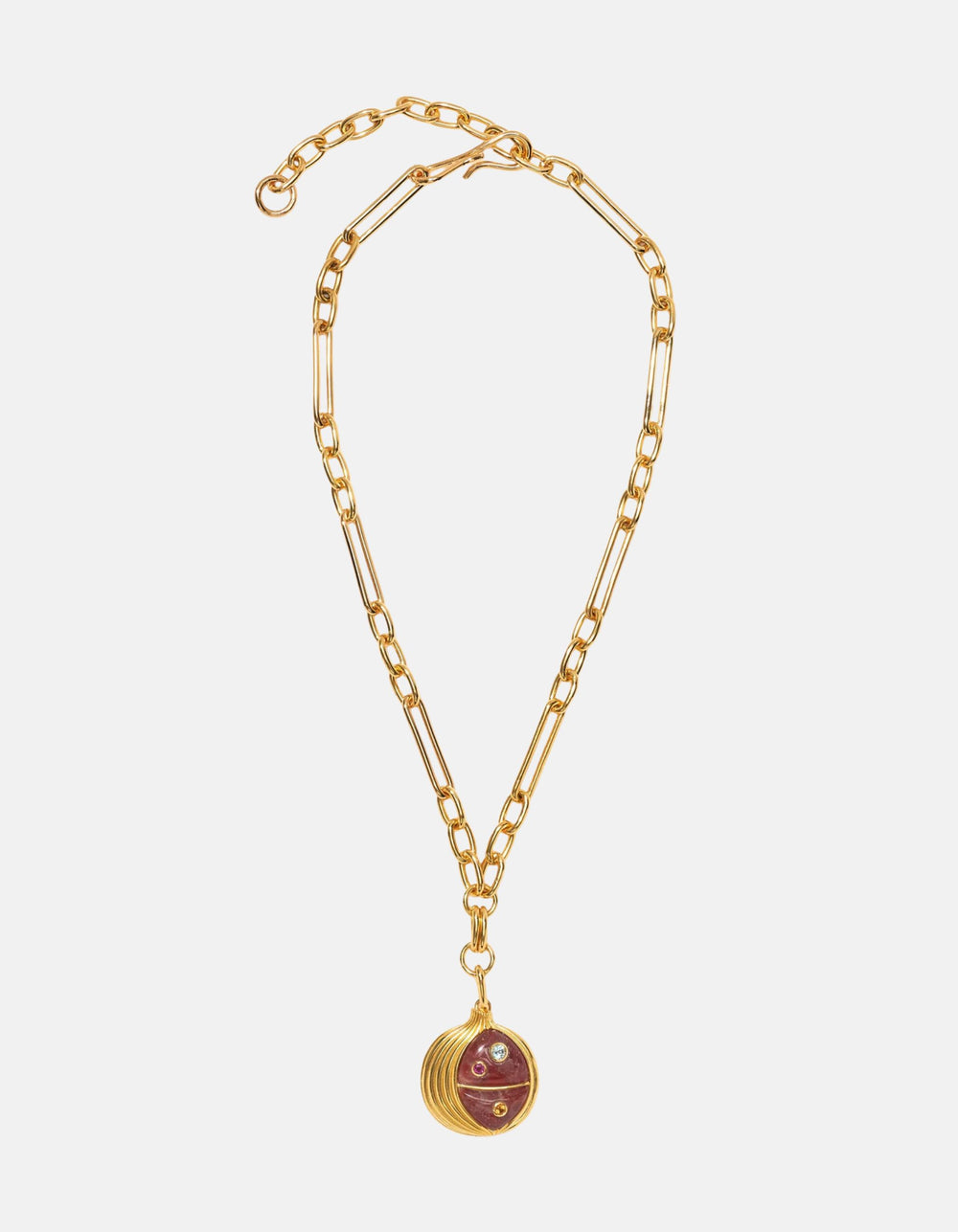 Pomegranate Pendant Necklace by Lizzie Fortunato - At Present Jewelry