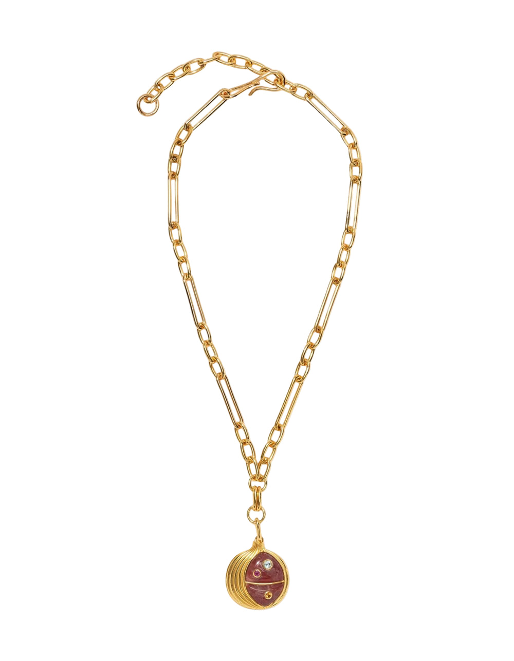 Pomegranate Pendant Necklace by Lizzie Fortunato - At Present Jewelry