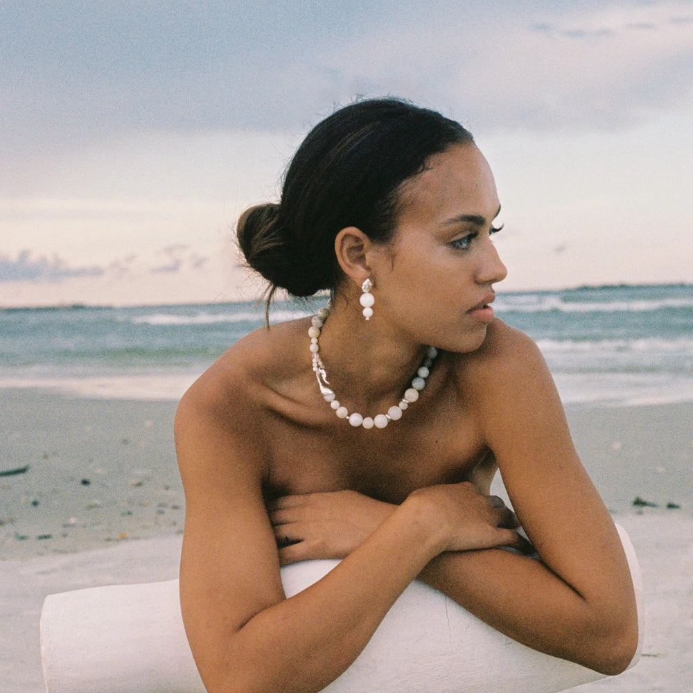 Blue Moon Collar by Anita Berisha - At Present Jewelry