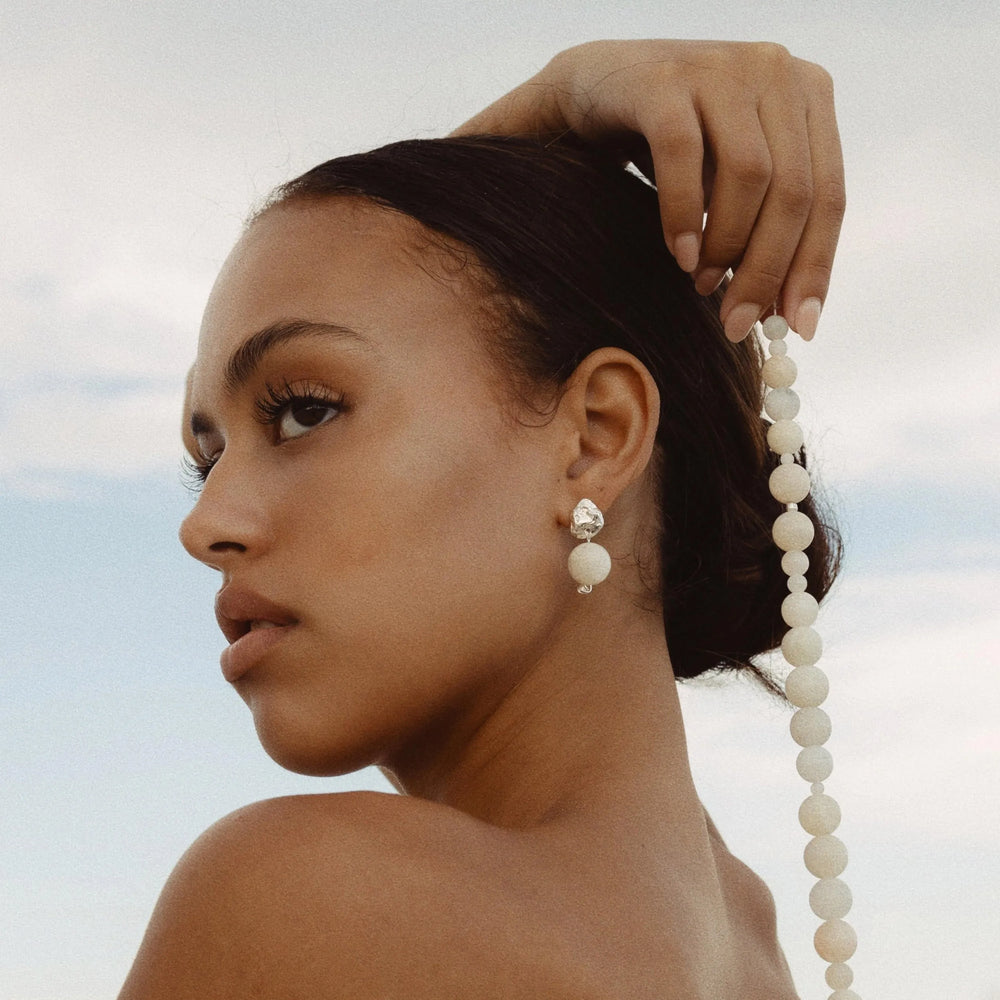 Blue Moon Earrings by Anita Berisha - At Present Jewelry