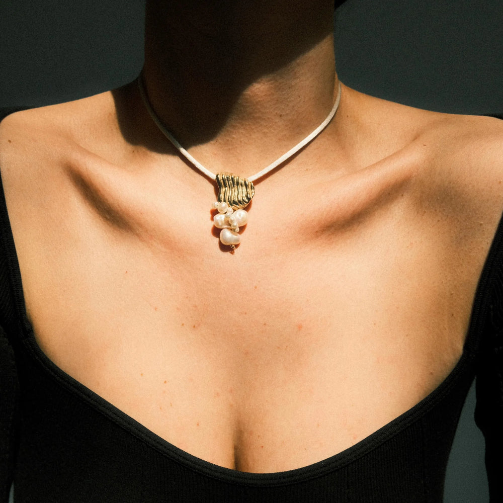 The Sound of Waves Pendant by Anita Berisha - At Present Jewelry