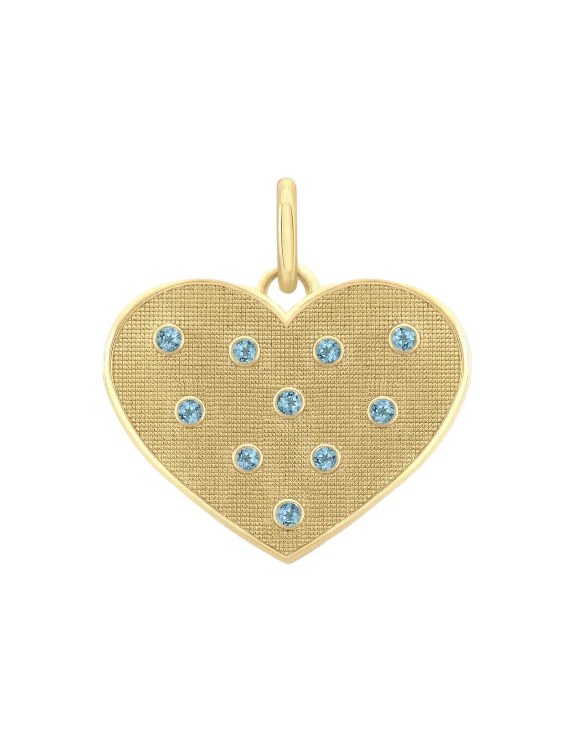 Birthstone Heart Pendant by Alice Pierre - At Present Jewelry
