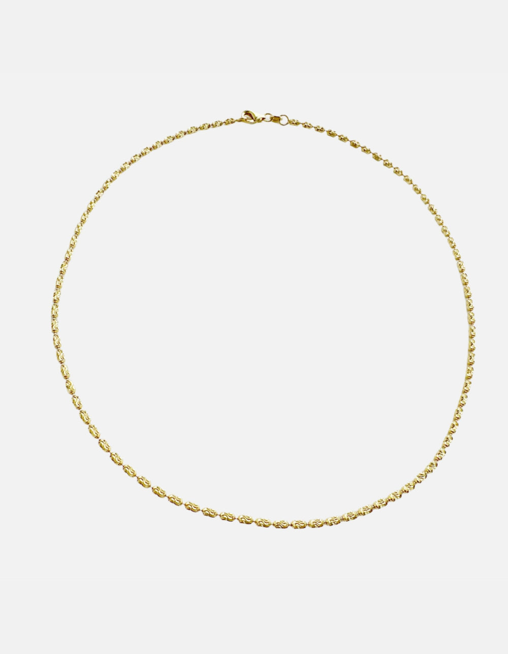Large Diamond Cut Barrel Chain
