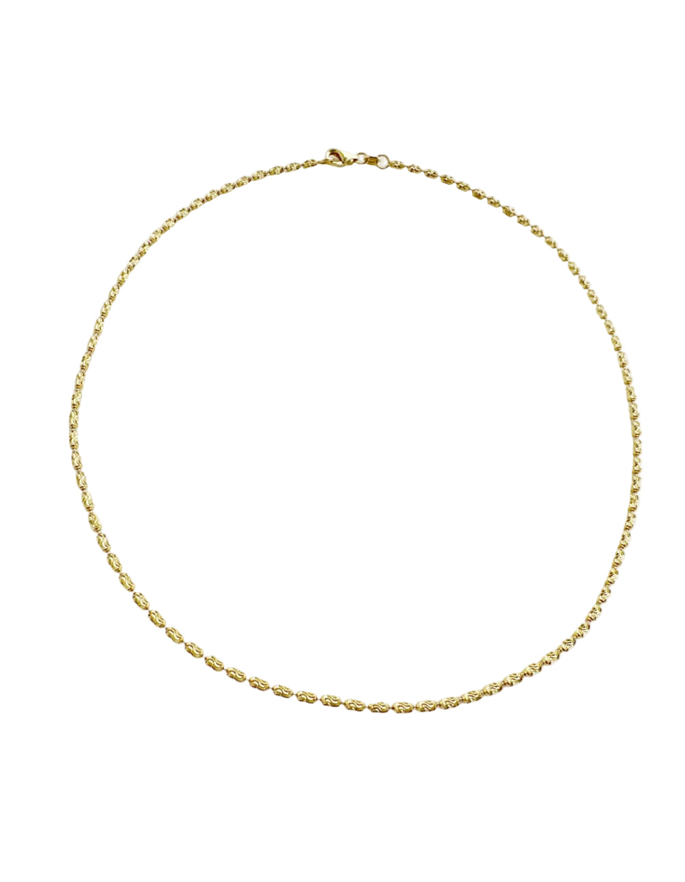Large Diamond Cut Barrel Chain