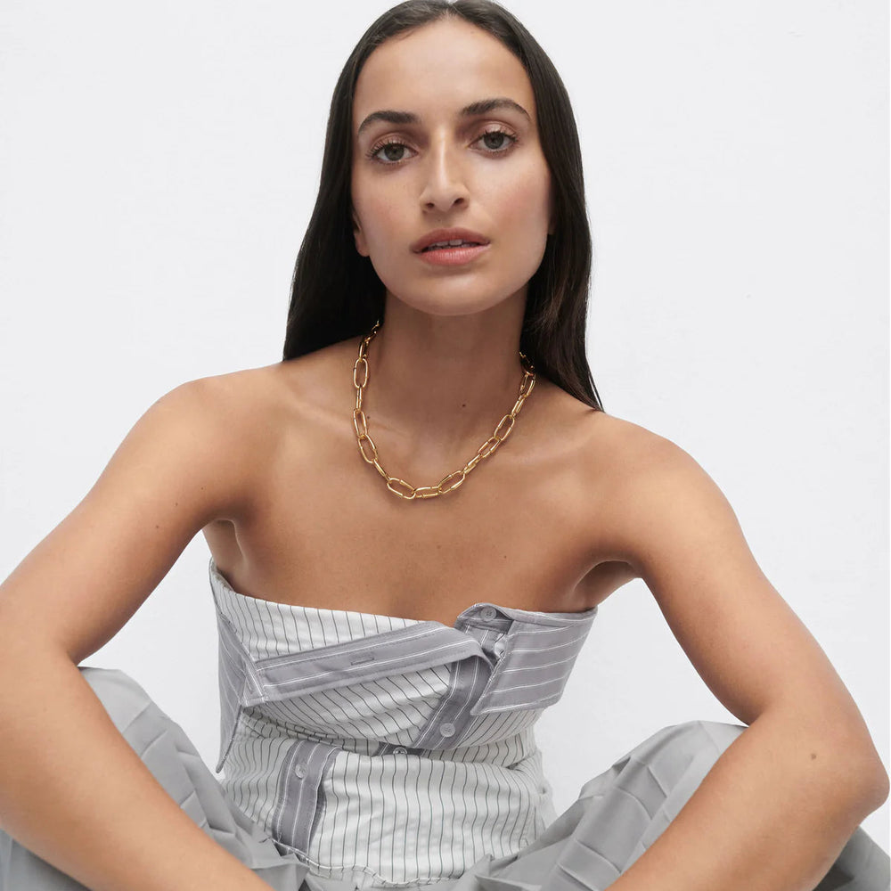 Loop Chain Necklace by PDPaola - At Present Jewelry