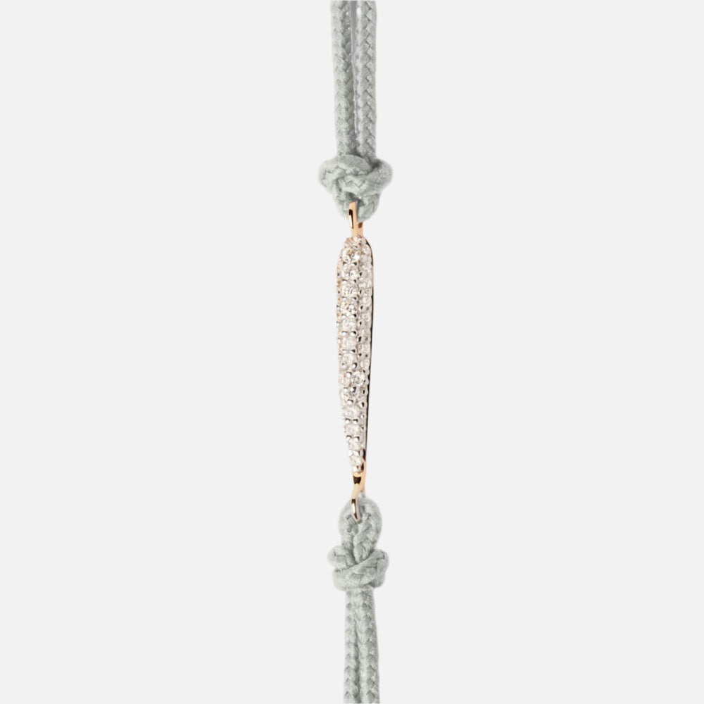 Nina Diamond Cord Bracelet by PDPaola - At Present Jewelry