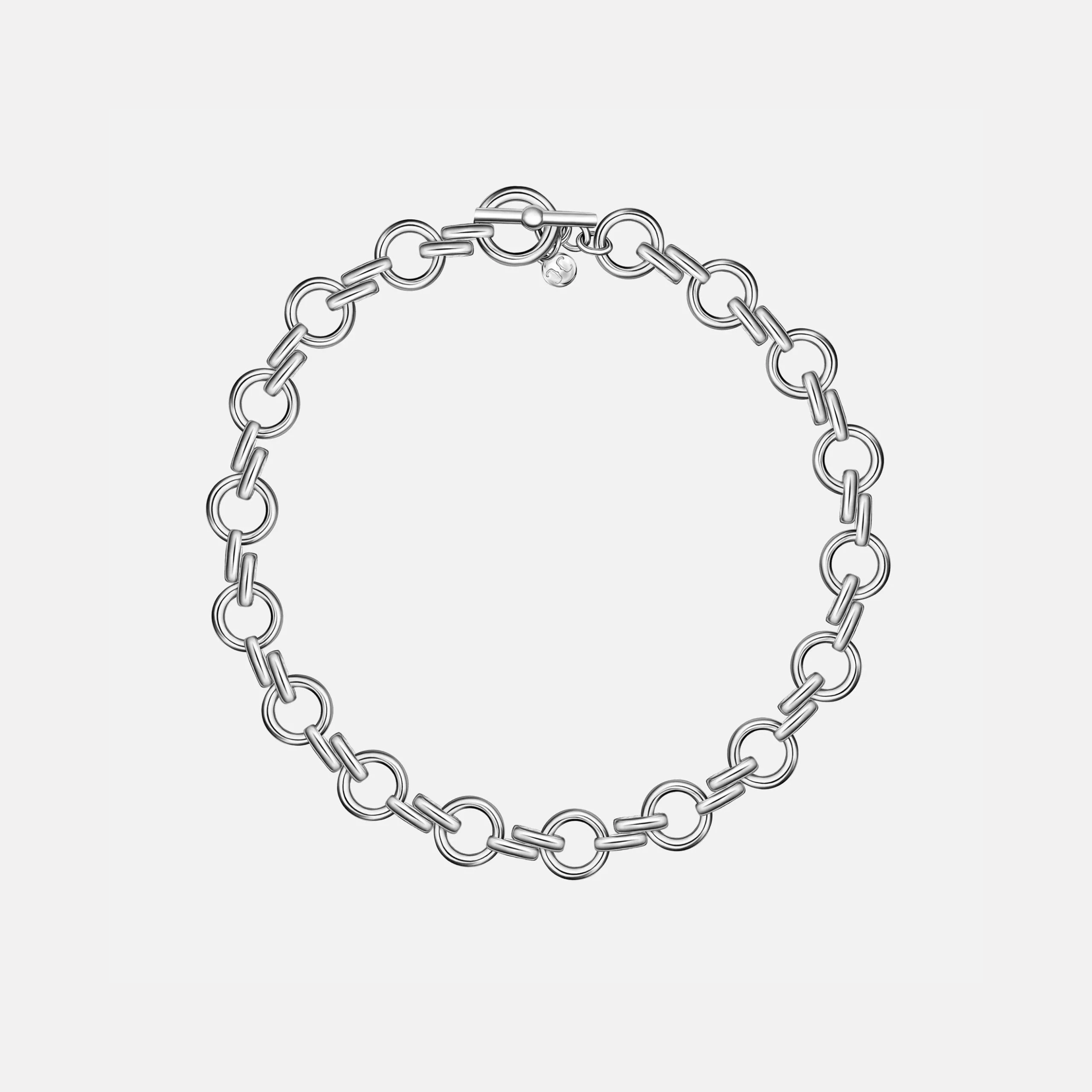 Italian Chain Link Necklace by Christina Caruso - At Present Jewelry