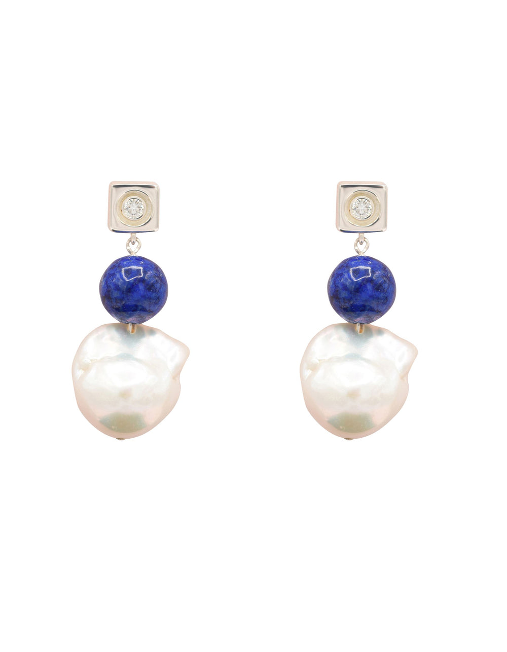 BOLD Earrings, Silver