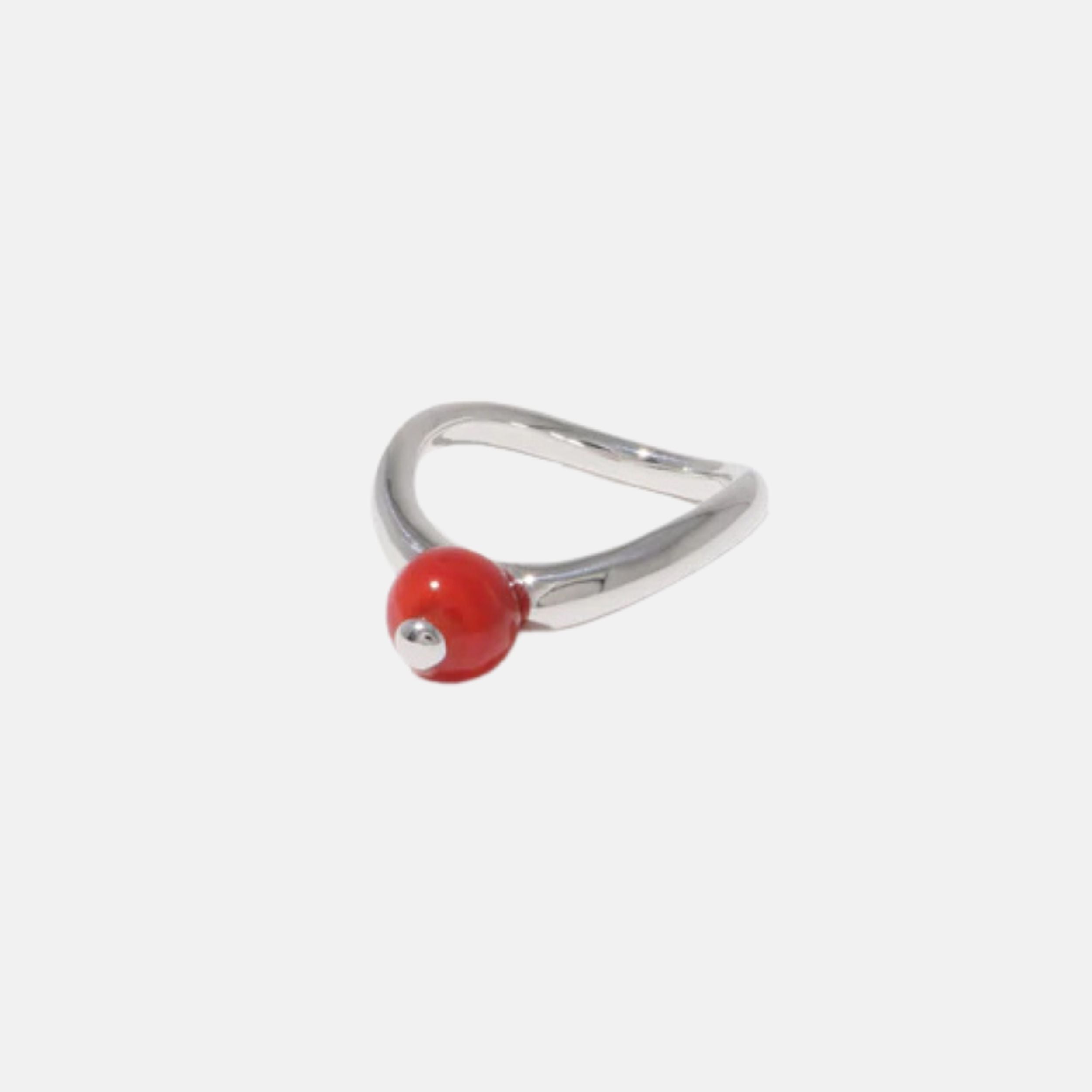 Pea Curve Ring | Small by CLED - At Present Jewelry