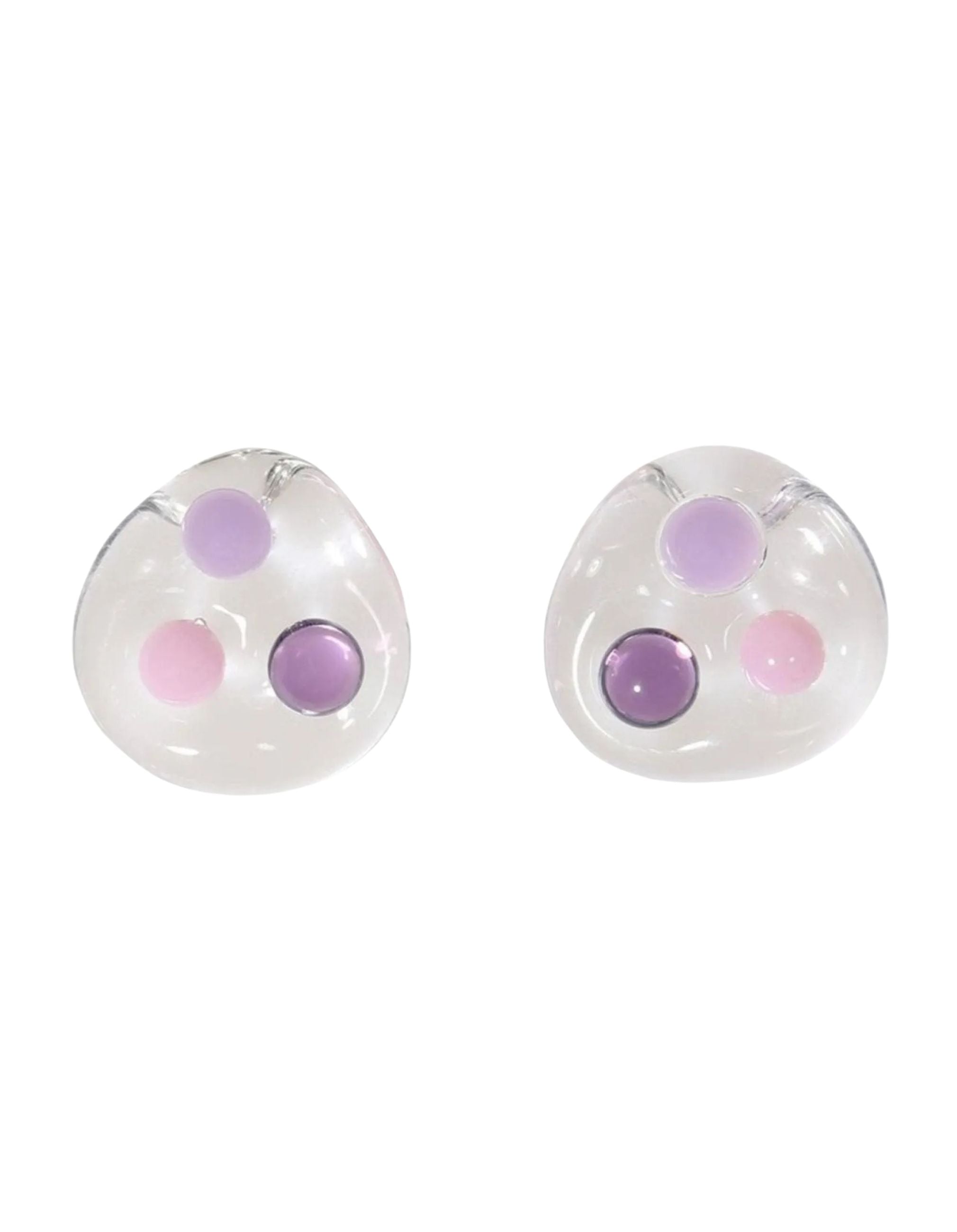Three Sphere Earrings