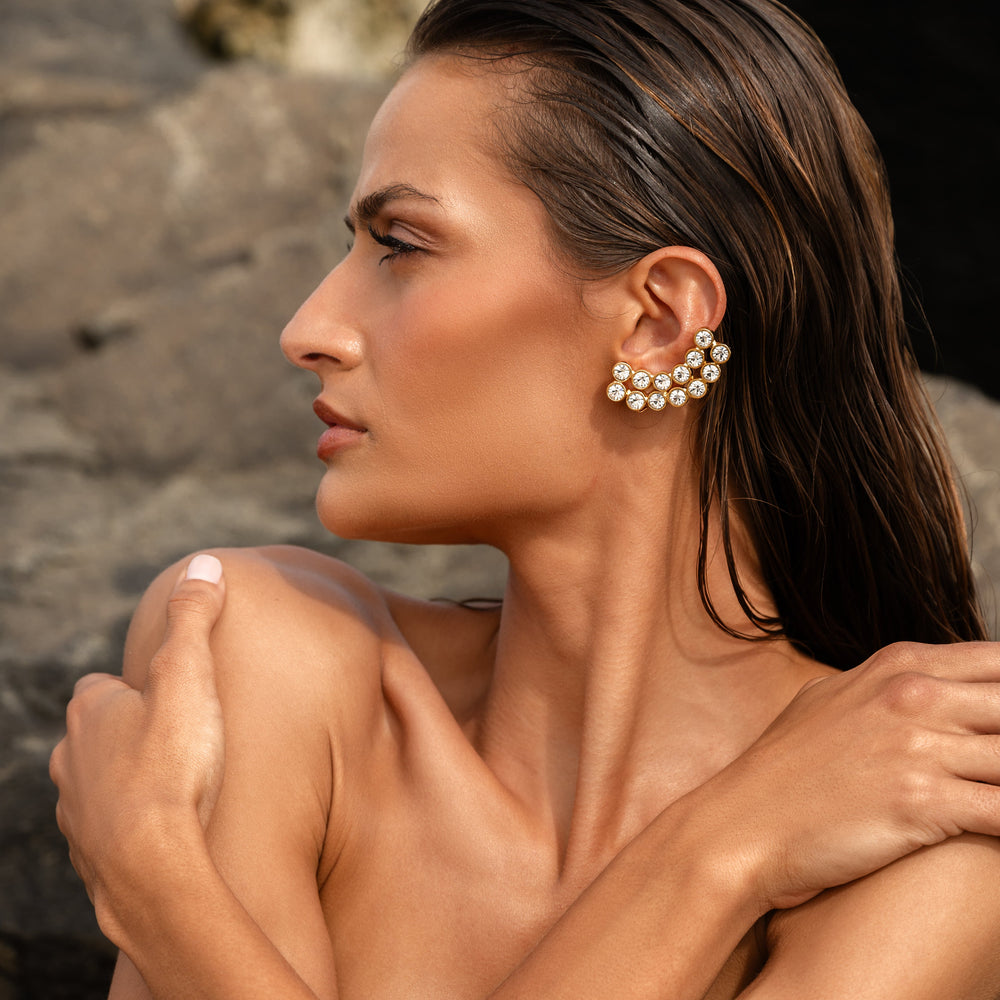 Ear Climbers by Christina Caruso - At Present Jewelry