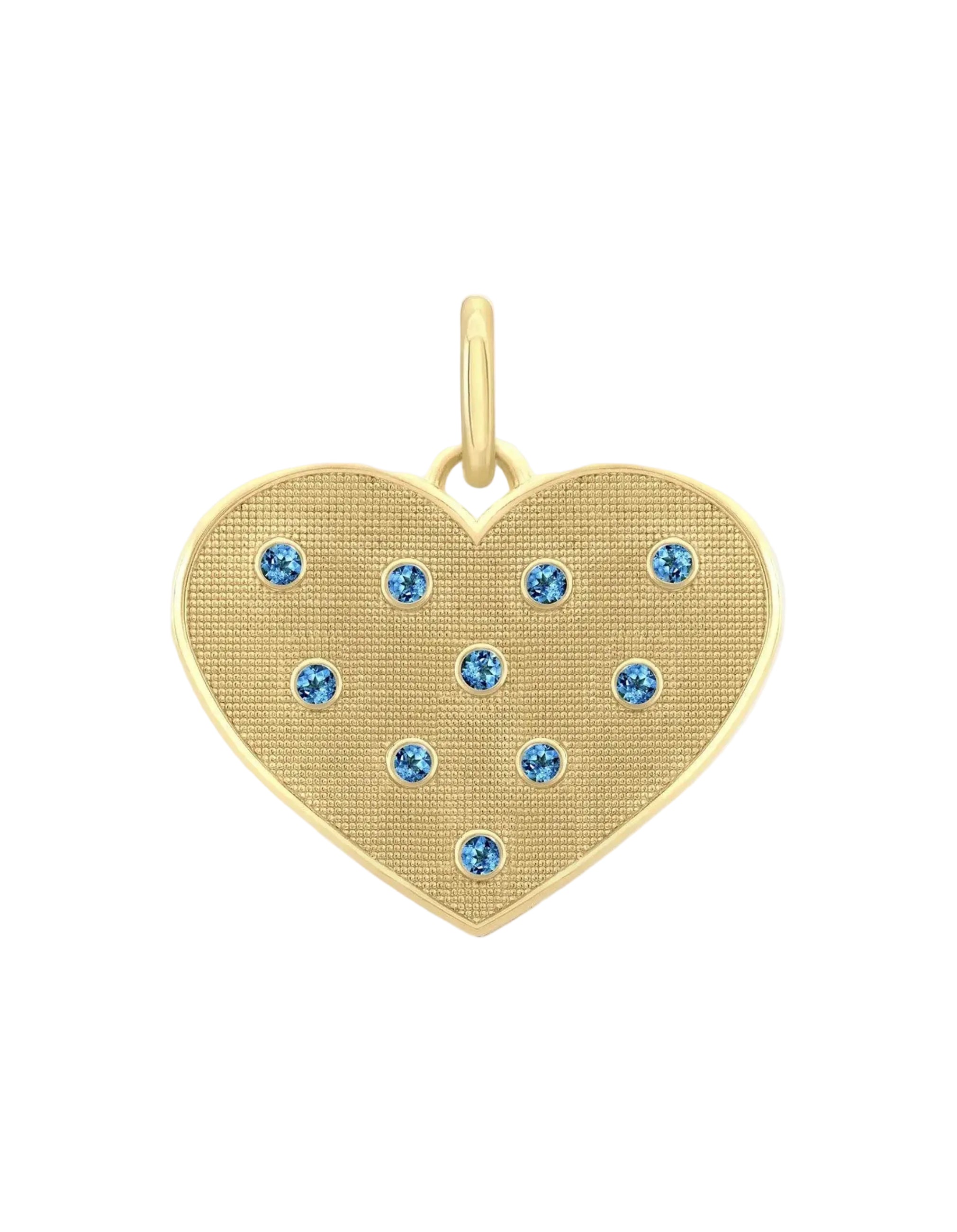 Birthstone Heart Pendant