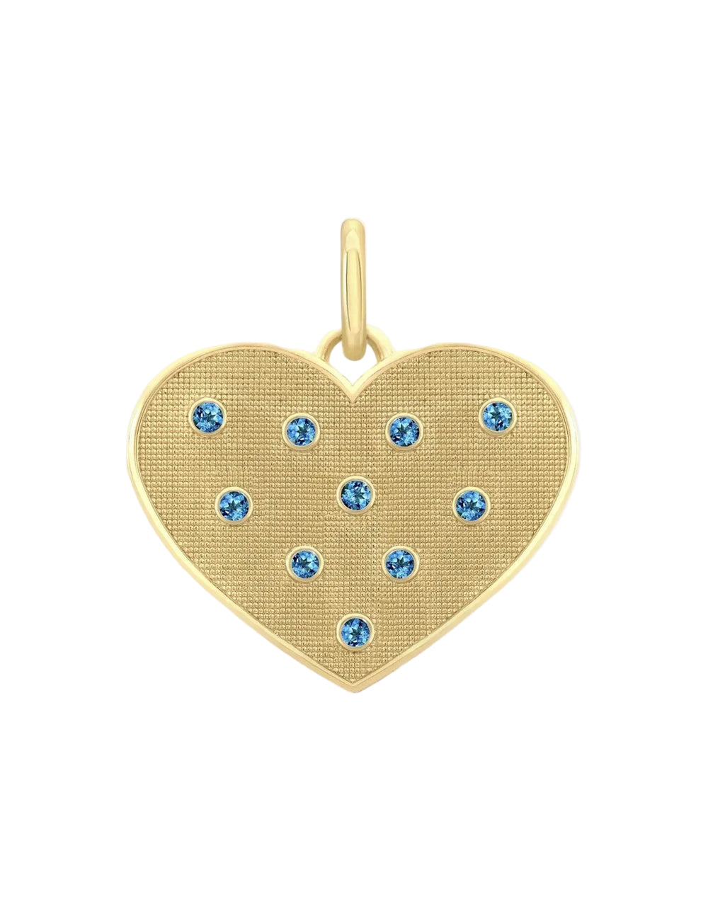 Birthstone Heart Pendant by Alice Pierre - At Present Jewelry