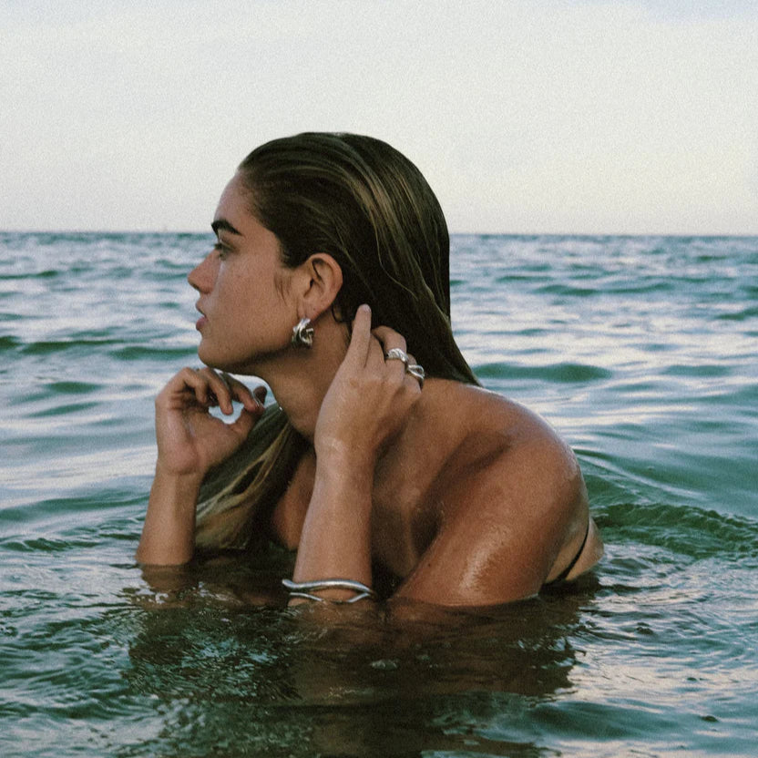 The Big Wave Earrings by Anita Berisha - At Present Jewelry