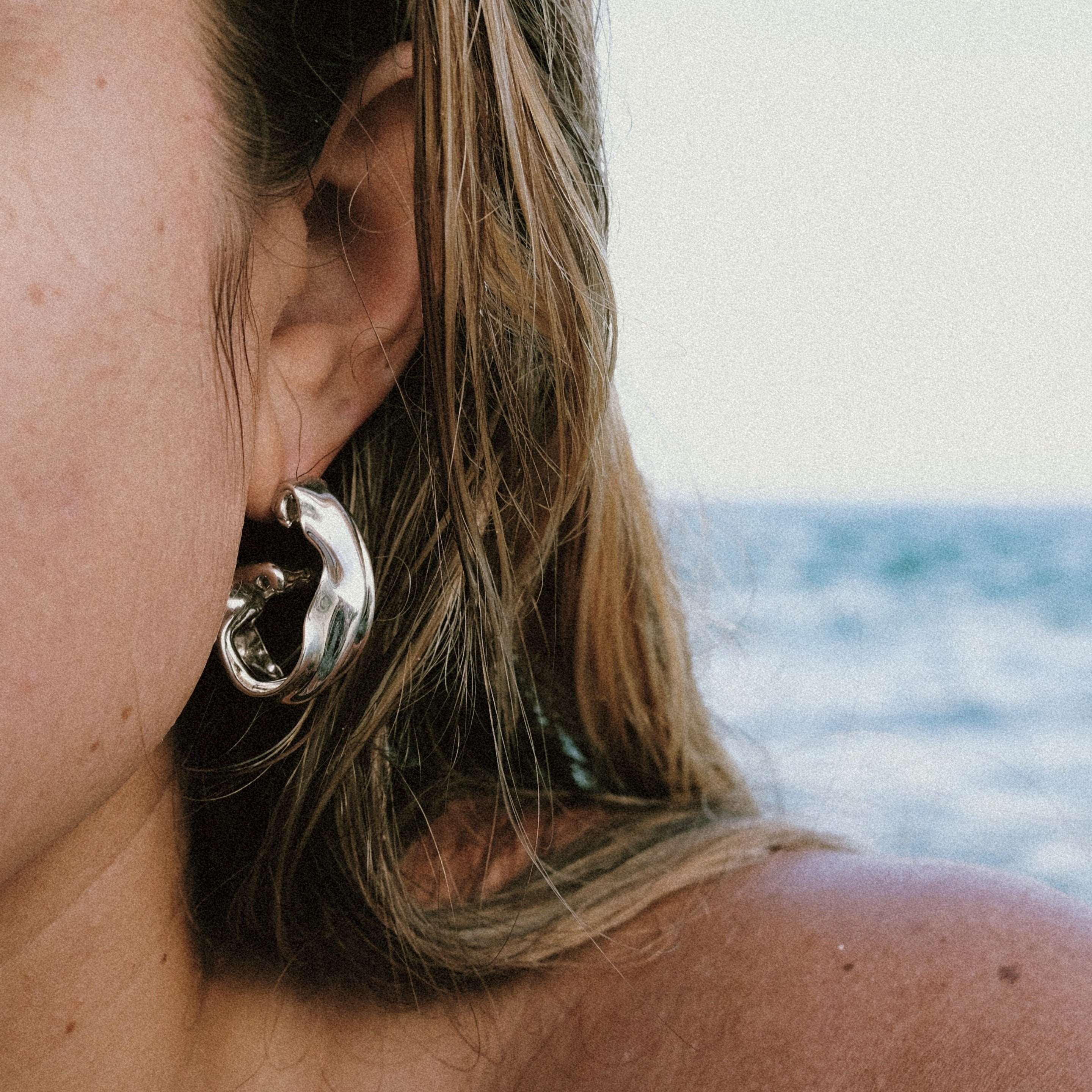 The Big Wave Earrings by Anita Berisha - At Present Jewelry