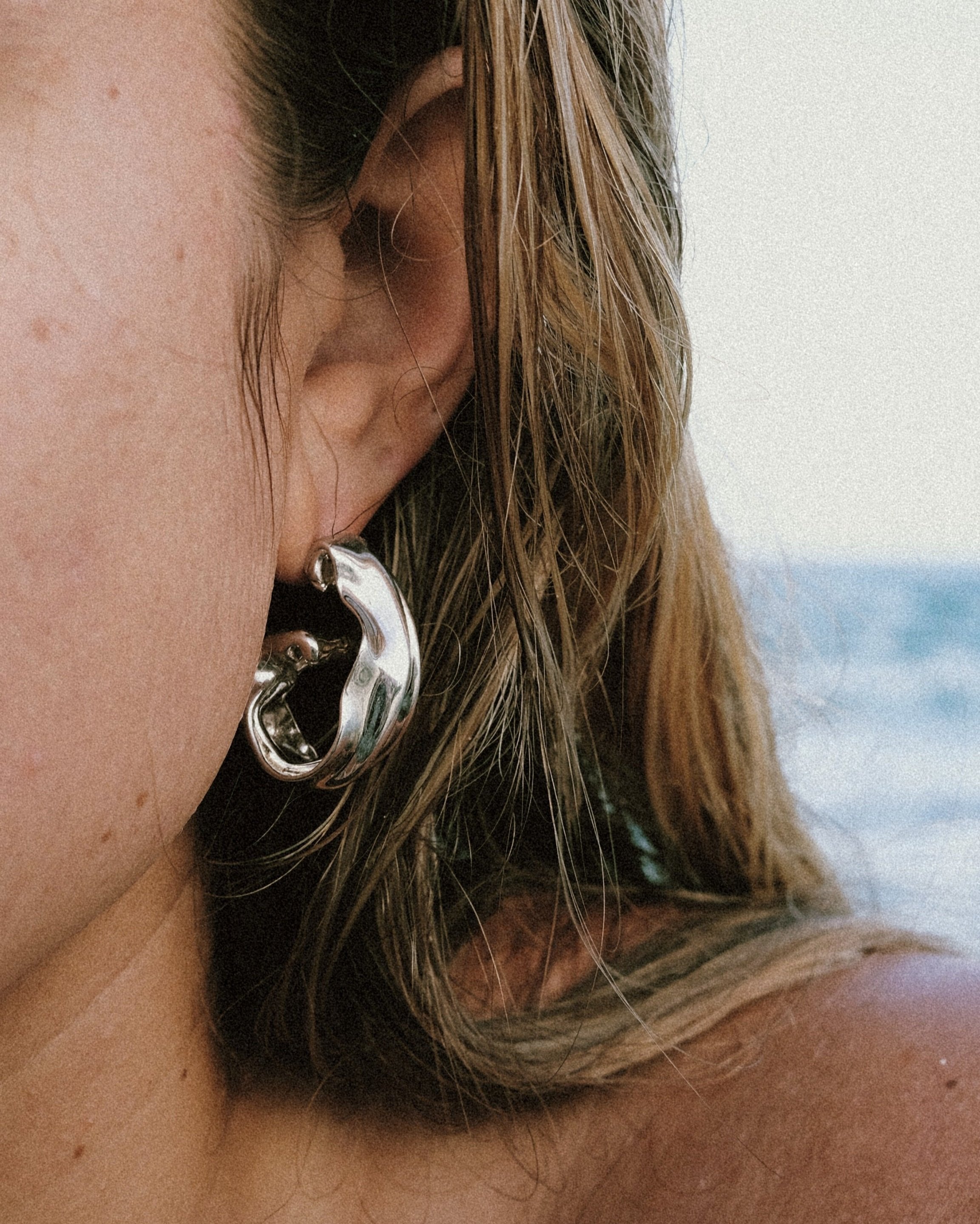 The Big Wave Earrings by Anita Berisha - At Present Jewelry