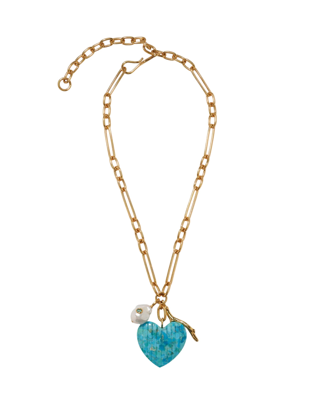 Murano Heart Necklace by Lizzie Fortunato - At Present Jewelry