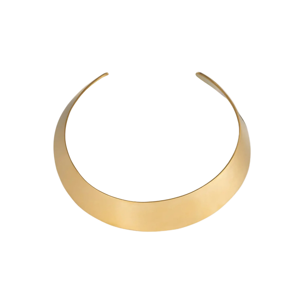 Gold Choker by Christina Caruso - At Present Jewelry