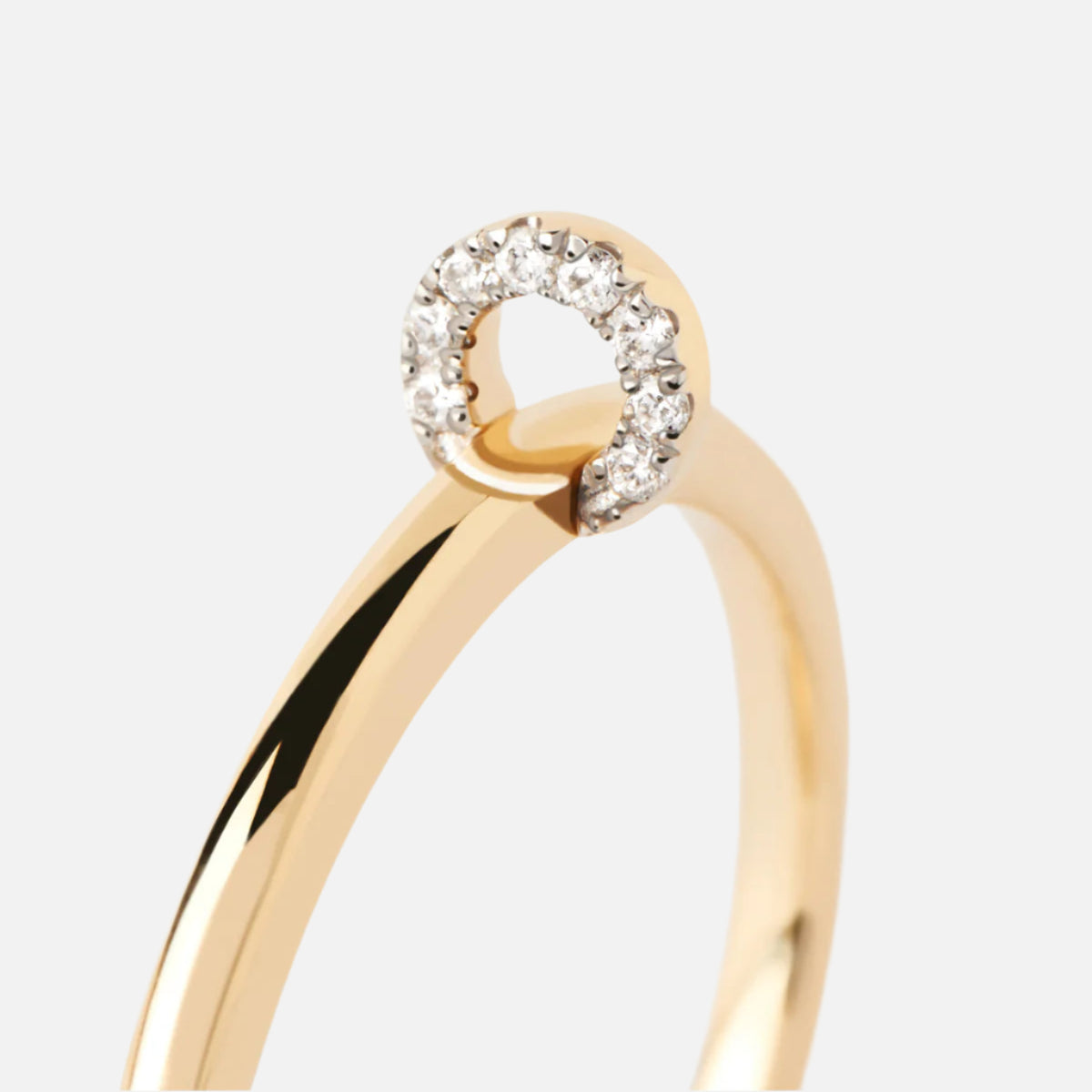 Diamonds and Gold Loop Ring by PDPaola - At Present Jewelry