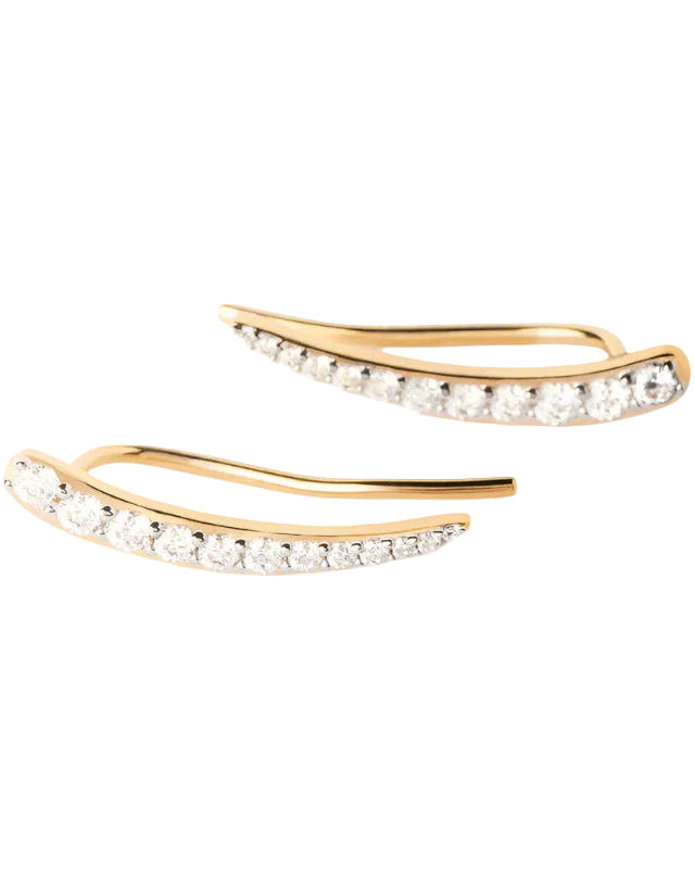 Riga Climbing Earrings by PDPaola - At Present Jewelry