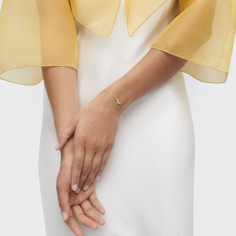 Diamonds and Gold Flow Bracelet by PDPaola - At Present Jewelry