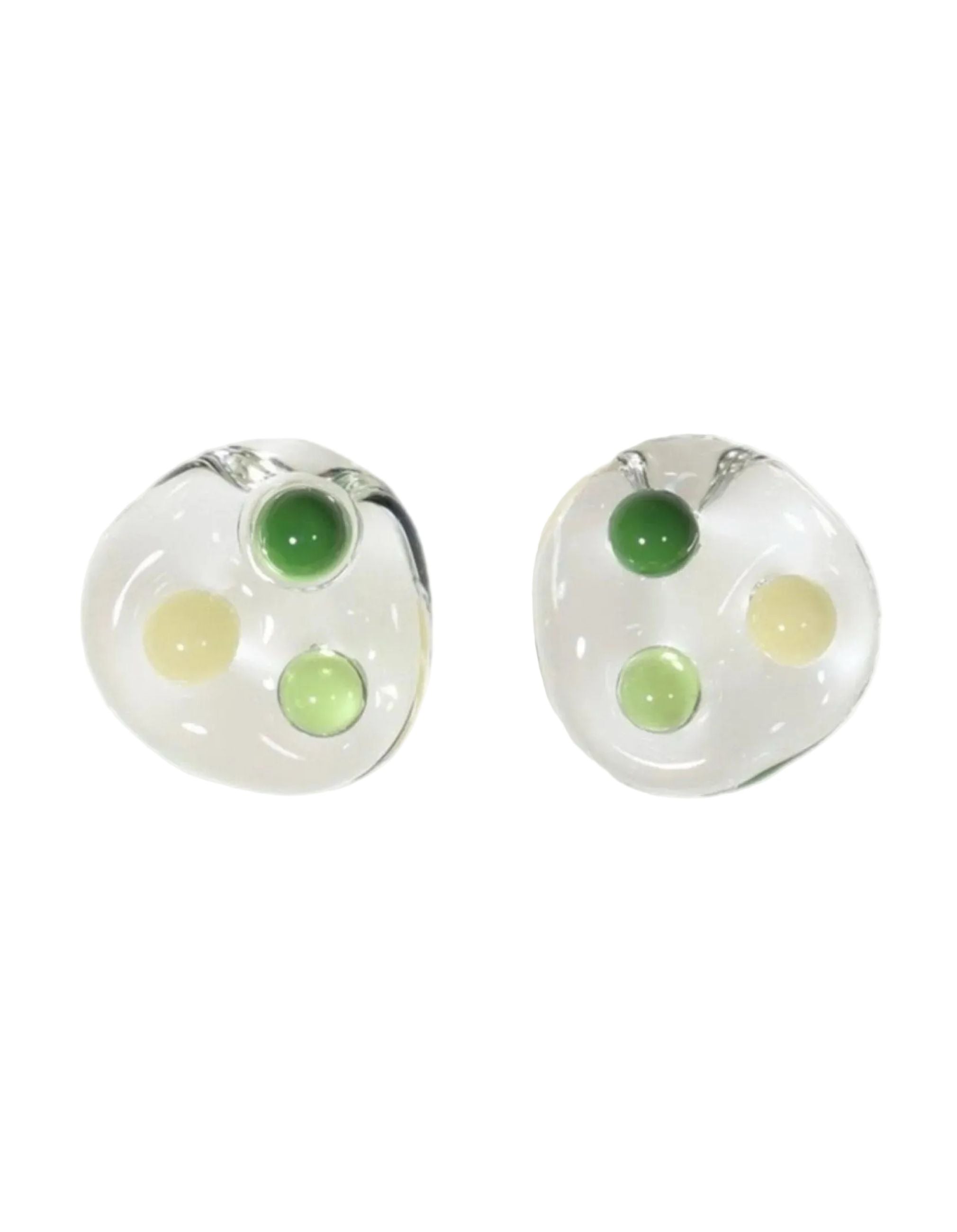 Three Sphere Earrings