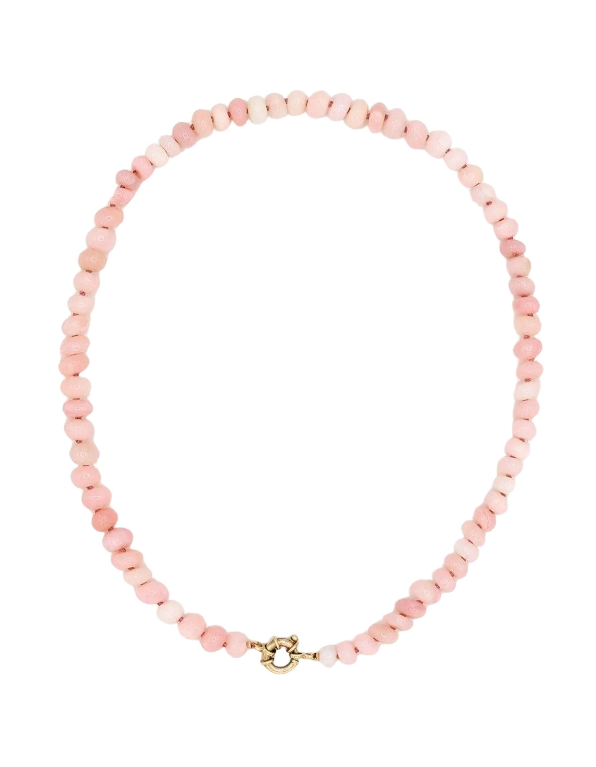 Rosewater Pink Opal Necklace