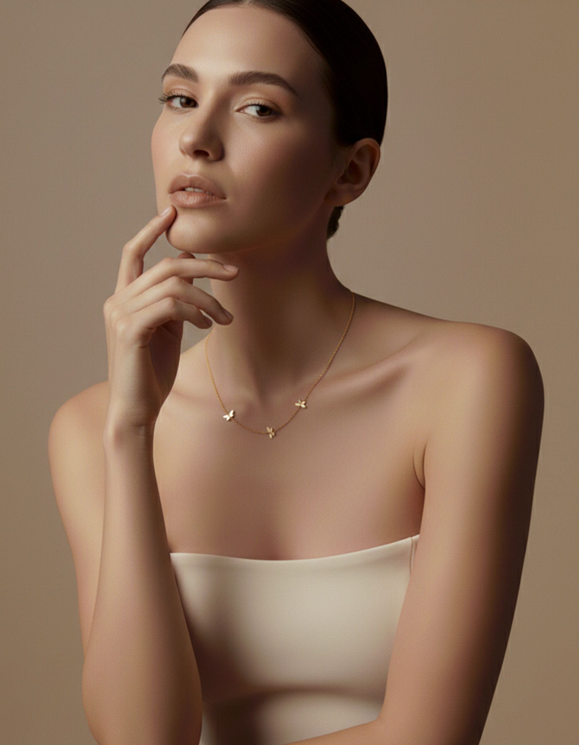 Tiny Asterope 3 Migration Necklace