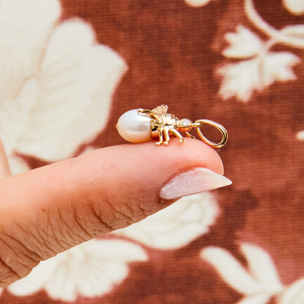 Madame Bumblebee Pendant by Ariel Gordon Jewelry - At Present Jewelry