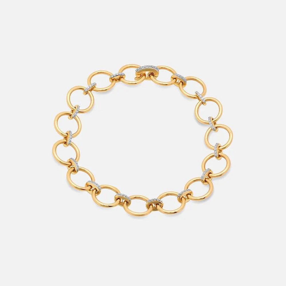 Diamond Loop Bracelet by Eriness - At Present Jewelry