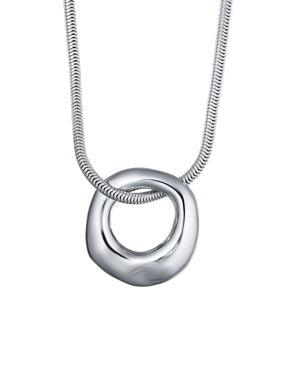 Organic Circle Pendant by Christina Caruso - At Present Jewelry