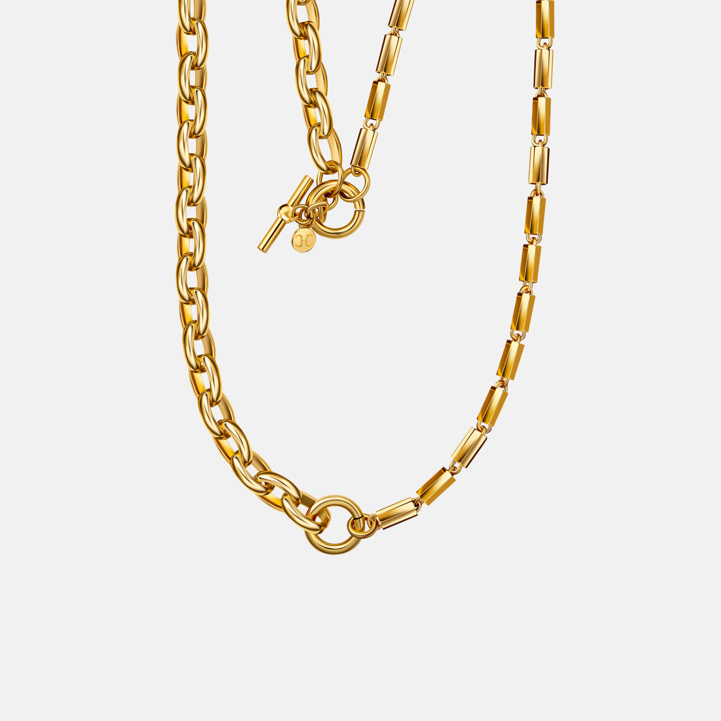 Double Link Necklace by Christina Caruso - At Present Jewelry