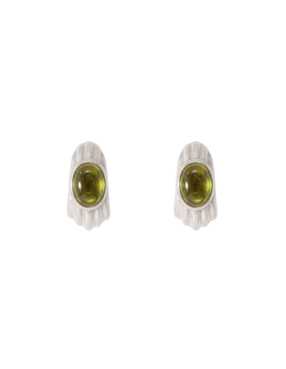 Scallop Hoop Earrings