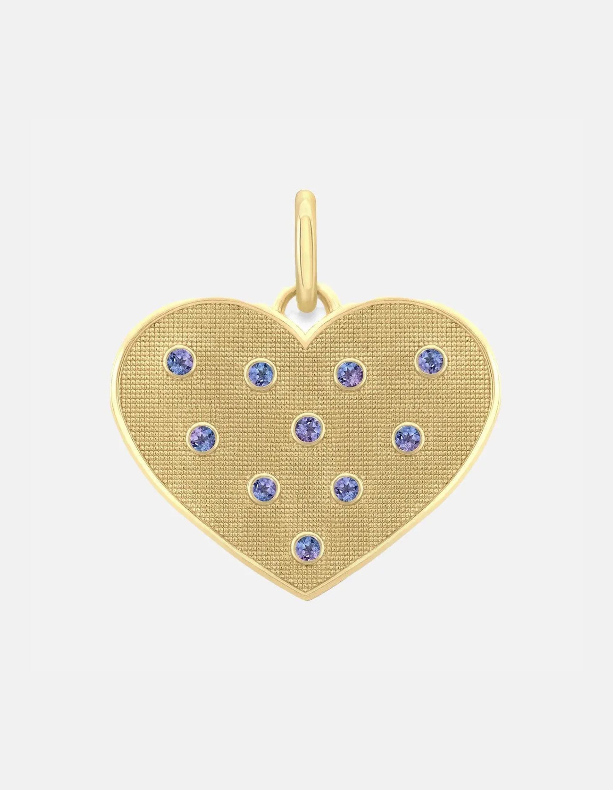 Birthstone Heart Pendant