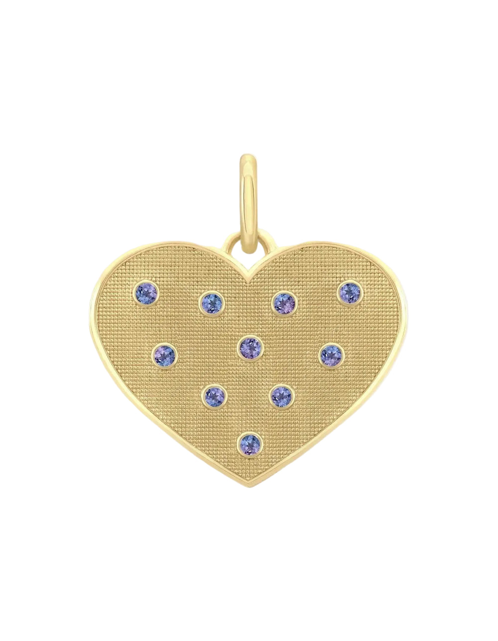 Birthstone Heart Pendant by Alice Pierre - At Present Jewelry