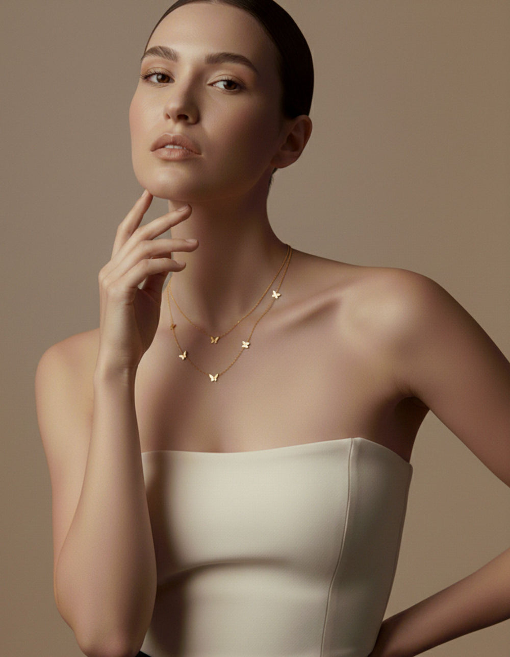 Tiny Asterope 5 Migration Necklace by James Banks Design - At Present Jewelry