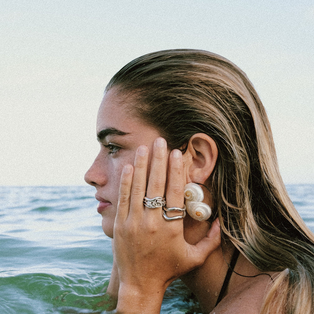 Twists and Turns Earrings by Anita Berisha - At Present Jewelry