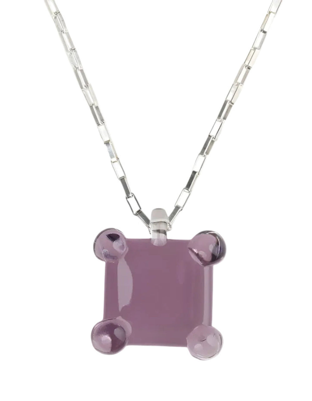 Prong Square Necklace