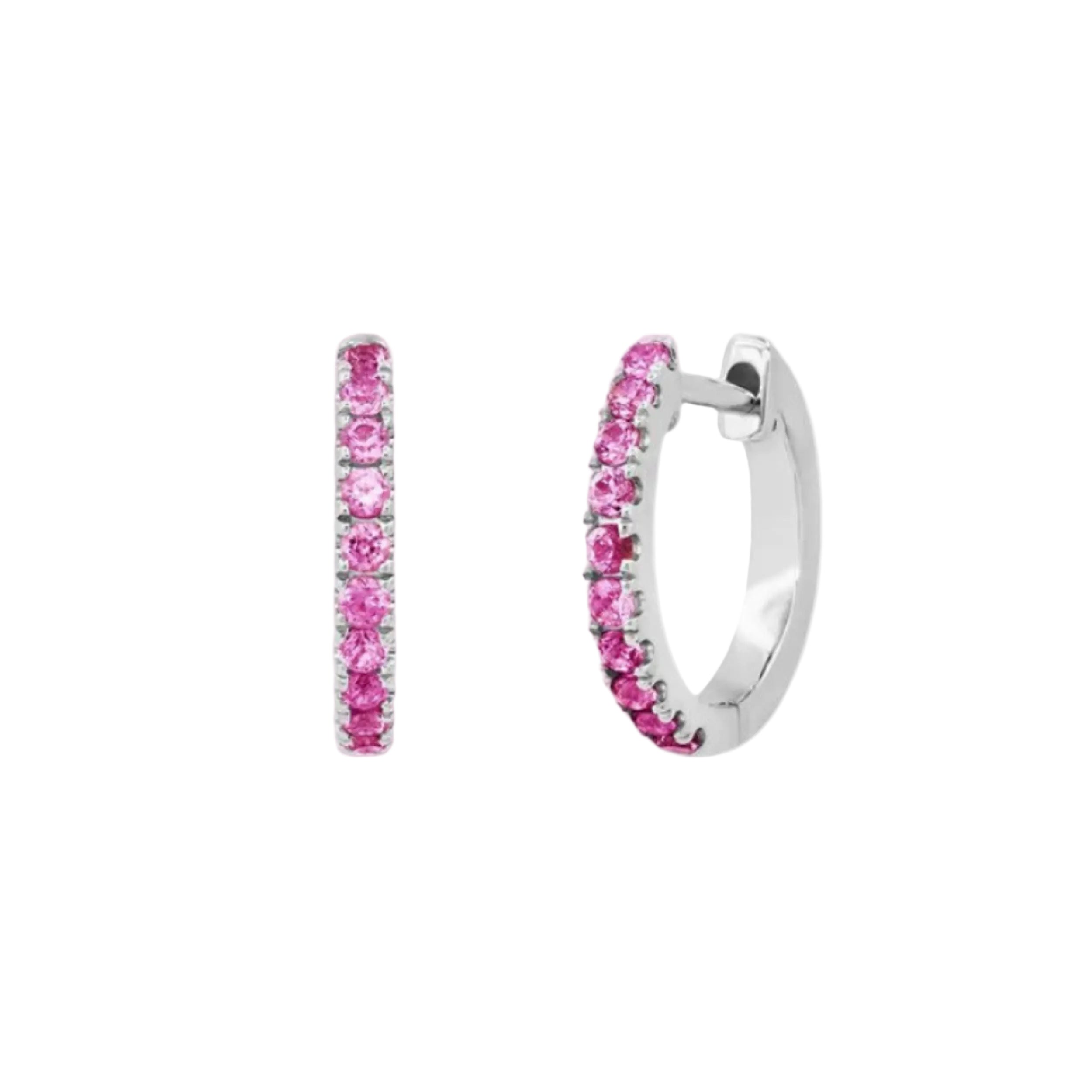 Standard Gemstone Huggies by Eriness - At Present Jewelry