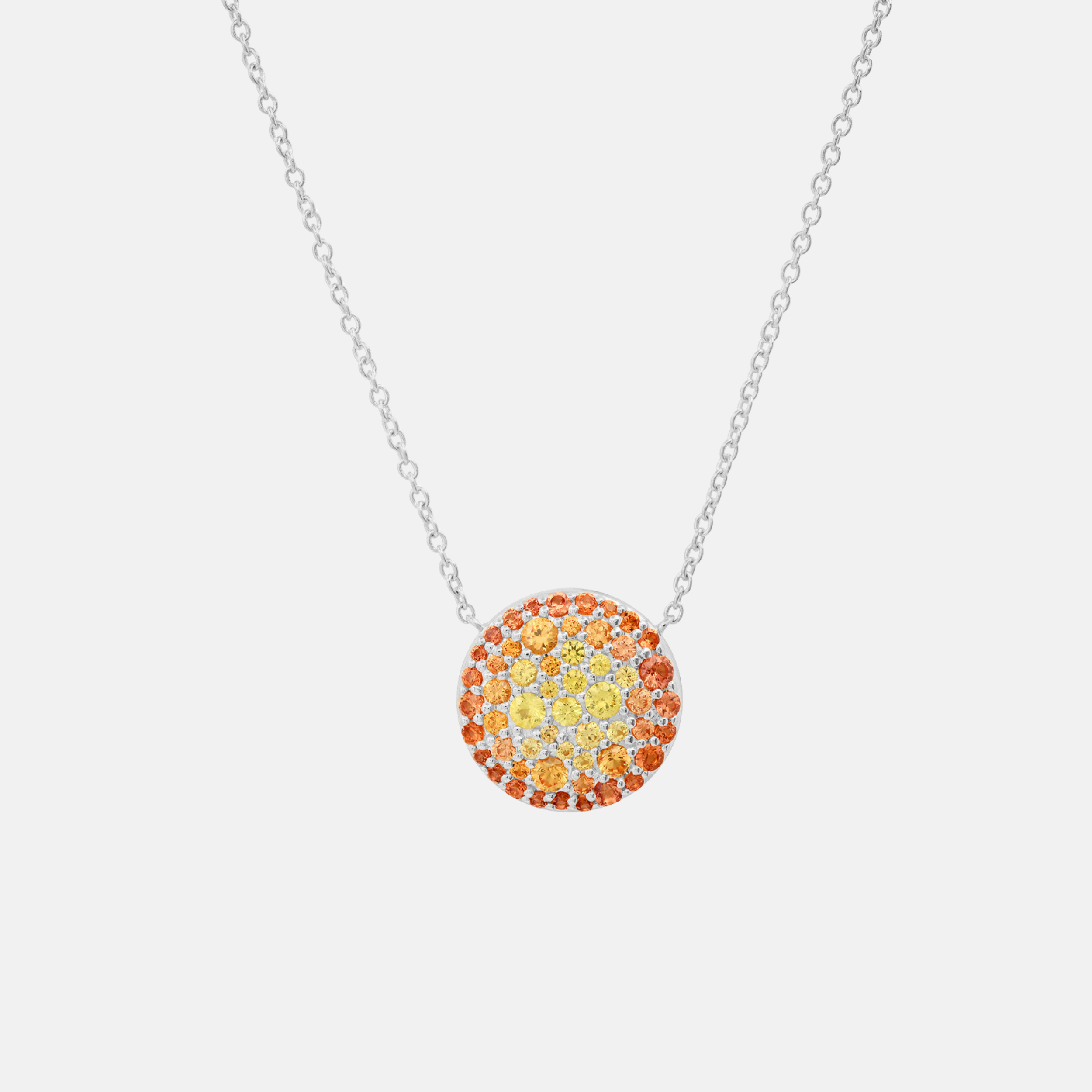 Ombré Sunburst Necklace by Eriness - At Present Jewelry