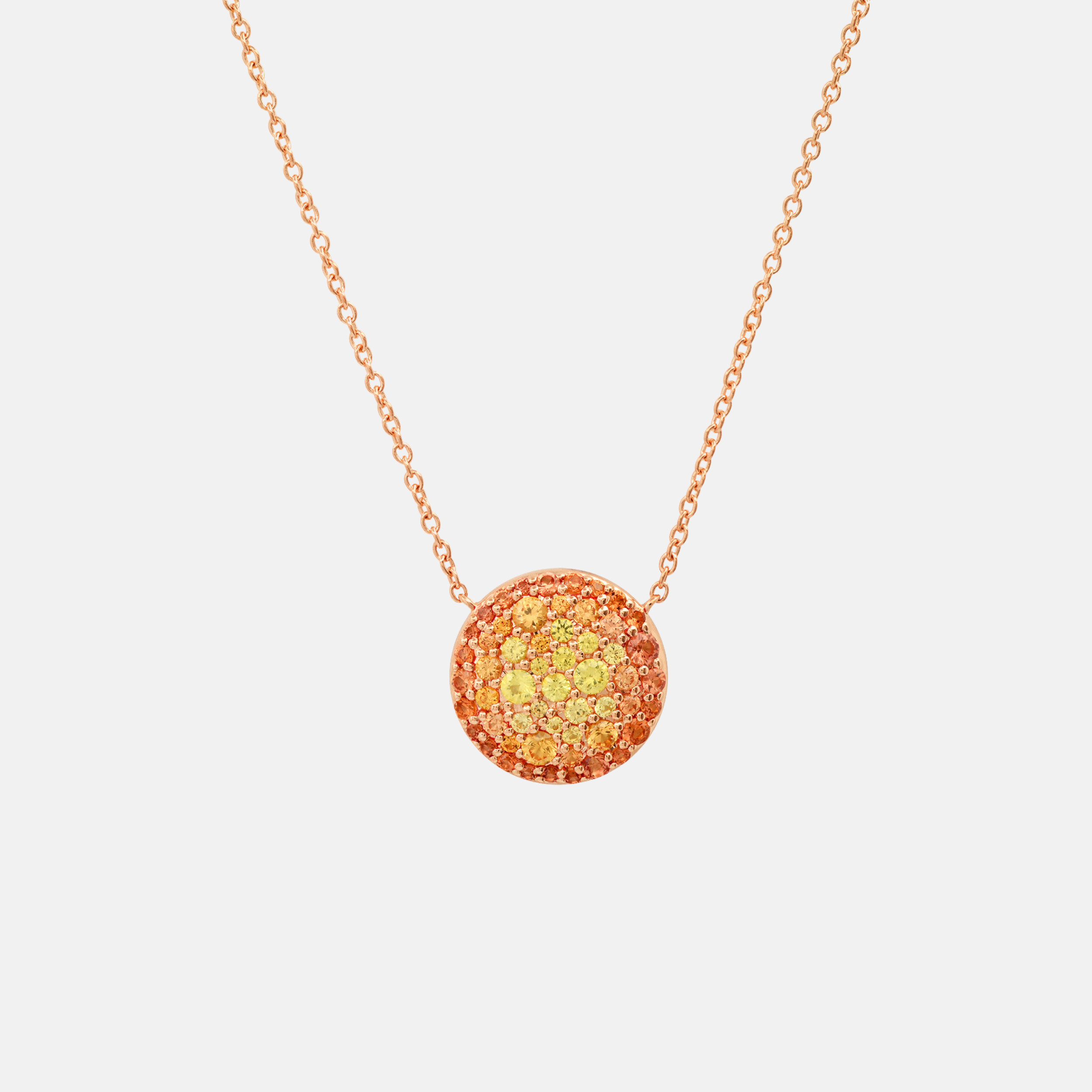 Ombré Sunburst Necklace by Eriness - At Present Jewelry